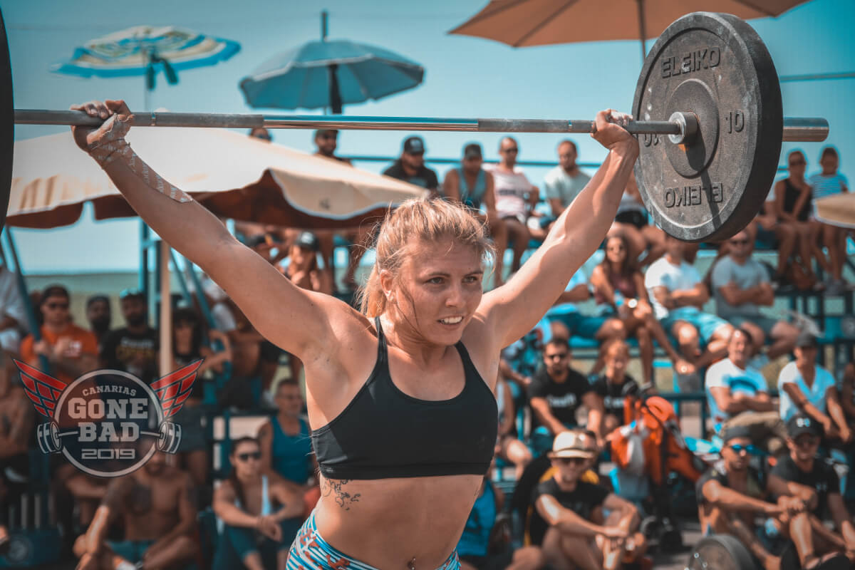 woman heavy lifting
